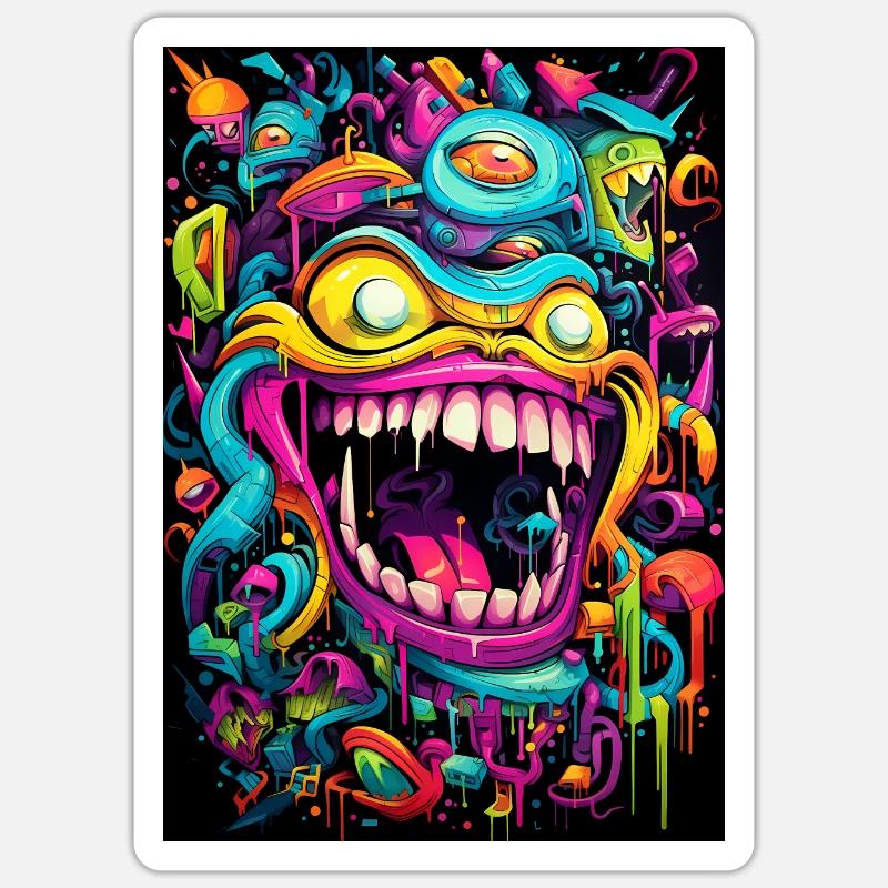 Sticker taille S (10 x 10 cm) - 