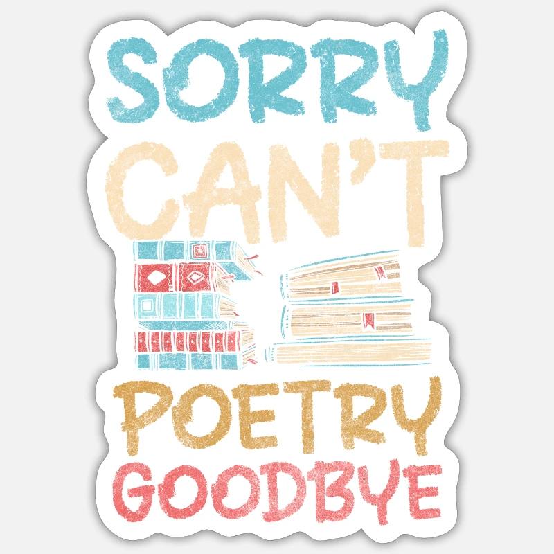 Writers Knowledge Poets Sticker size S (10 x 10 cm)