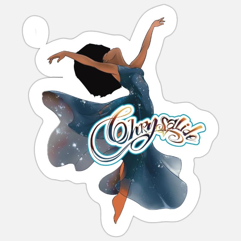 La chrysalide 2023 - Sticker taille S (10 x 10 cm) - blanc mat