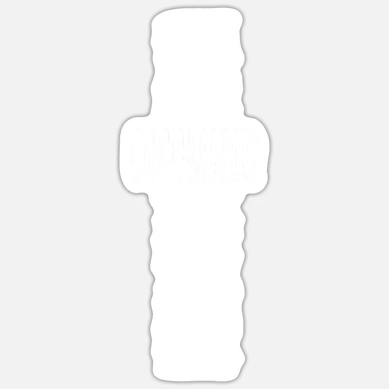 OPTIMISEUR D58 0 - Sticker taille S (10 x 10 cm) - blanc mat