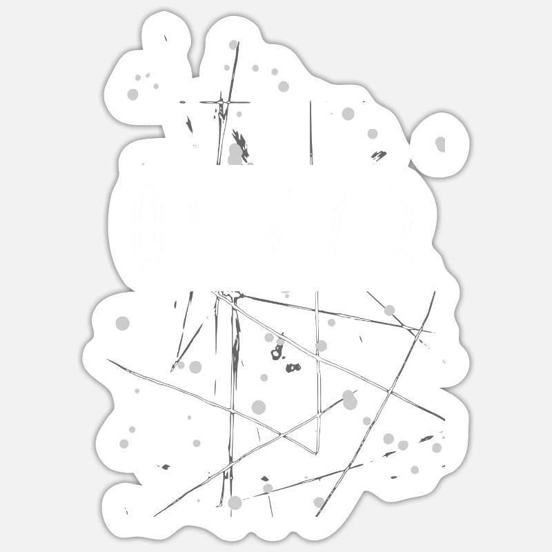 OPTIMISEUR D54 26 - Sticker taille S (10 x 10 cm) - blanc mat