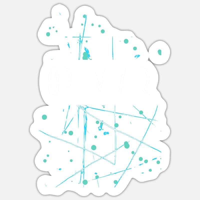 OPTIMIZER D54 25 - Sticker size S (10 x 10 cm) - white matte