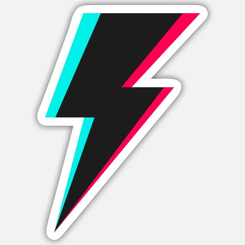 Blitz Logo Sticker Größe S (10 x 10 cm)