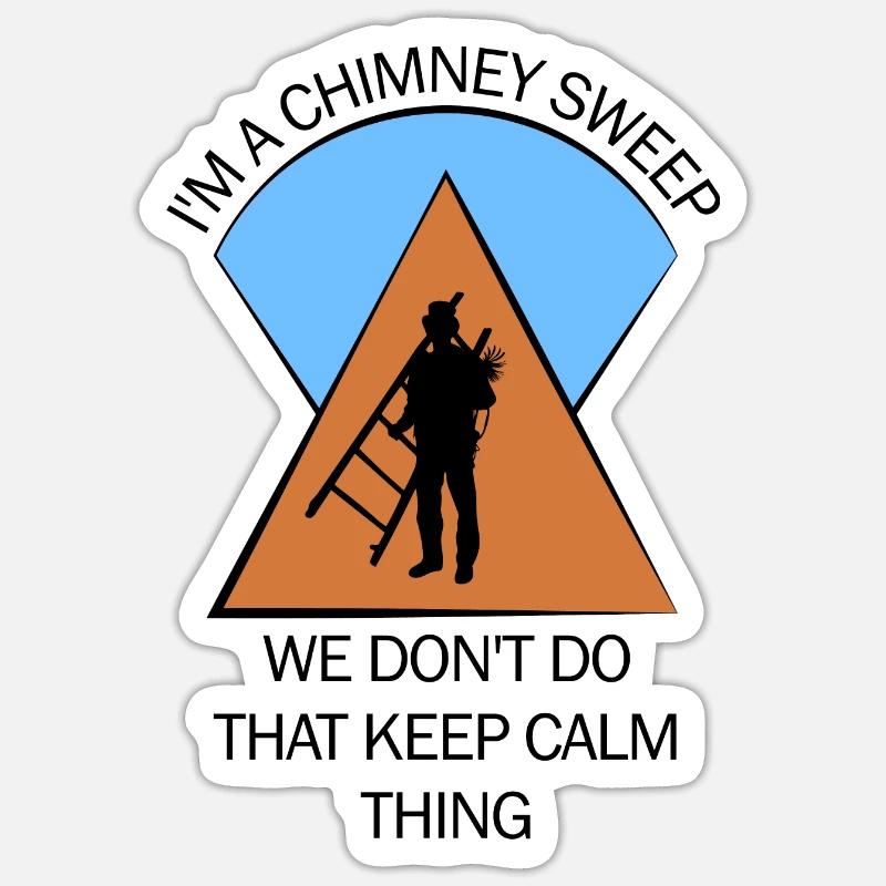 Ramoneur Ramoneur Ramoneur - Sticker taille S (10 x 10 cm) - blanc mat