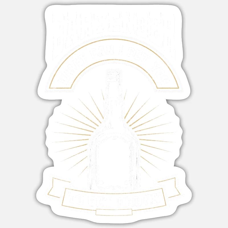 Bar Kellner Mixgetränk Beruf Sticker Größe S (10 x 10 cm)