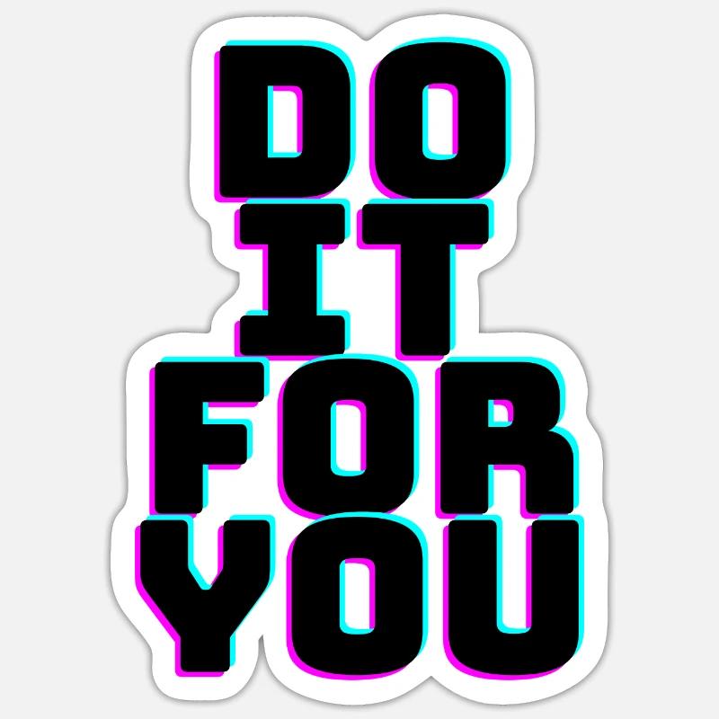 DOITFORYOU Sticker taille S (10 x 10 cm)