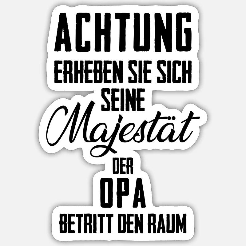 opa Sticker Größe S (10 x 10 cm)