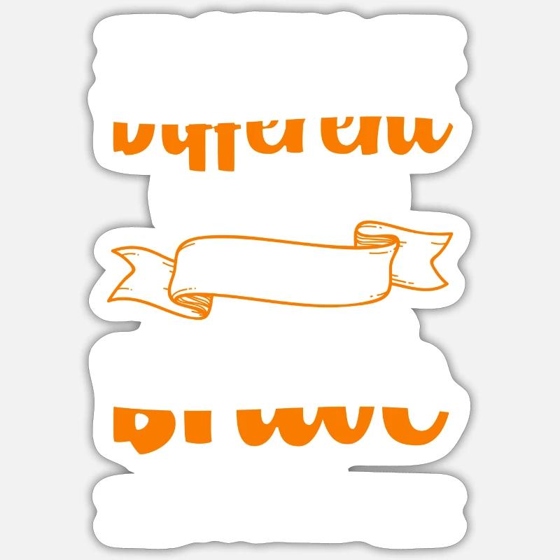 Anders Andersartig - Sticker Größe S (10 x 10 cm) - Mattweiß