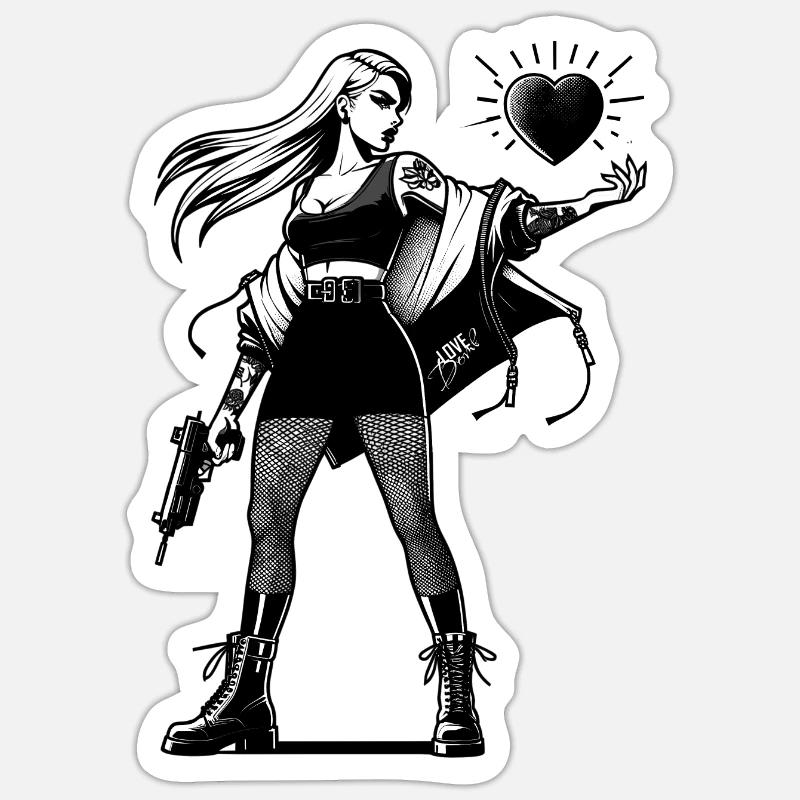 Sticker taille S (10 x 10 cm) - 