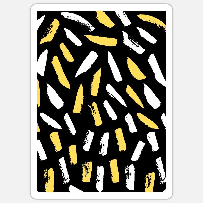 African wax pattern Sticker size S (10 x 10 cm)