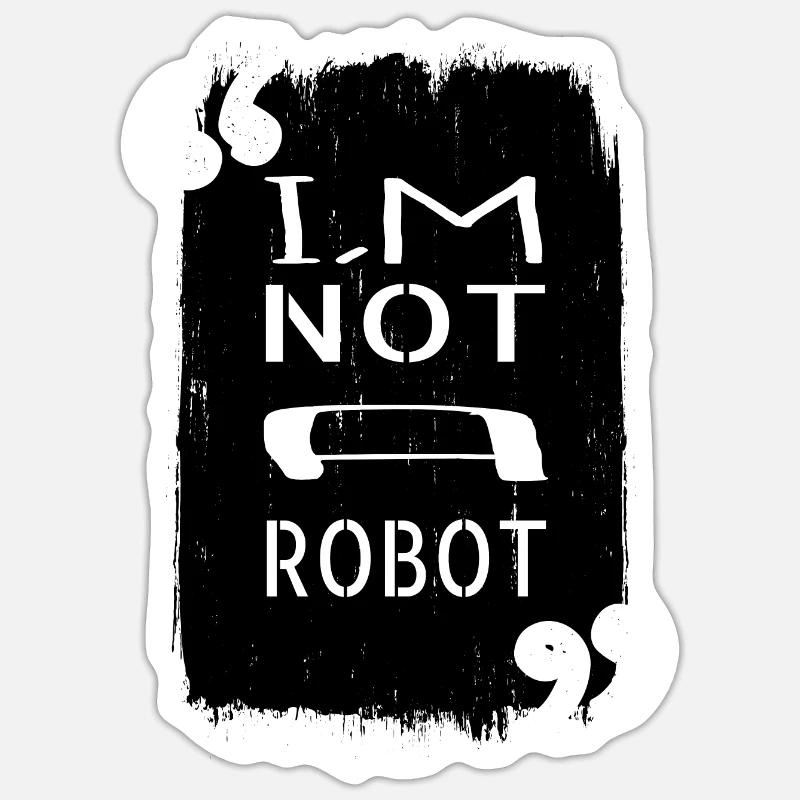 robotics programming gift robotic innovation Sticker Größe S (10 x 10 cm)