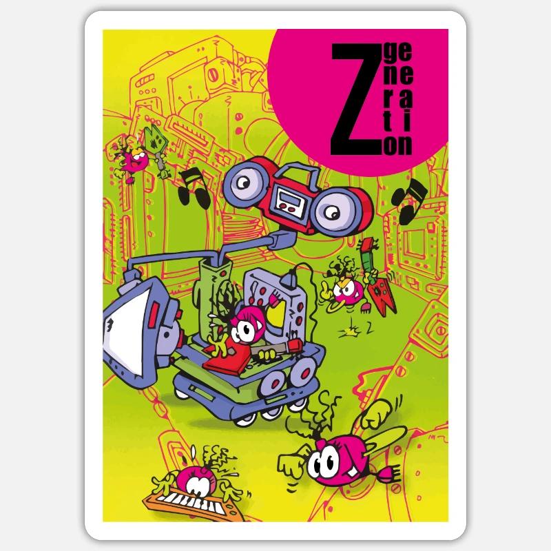 Sticker taille S (10 x 10 cm) - 