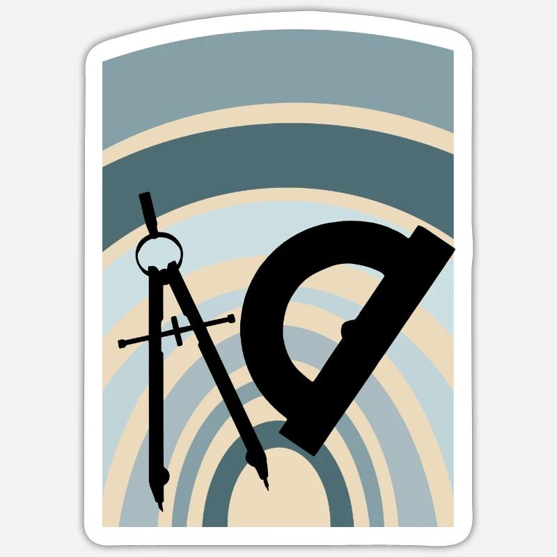 Architecture Architect Sticker size S (10 x 10 cm)