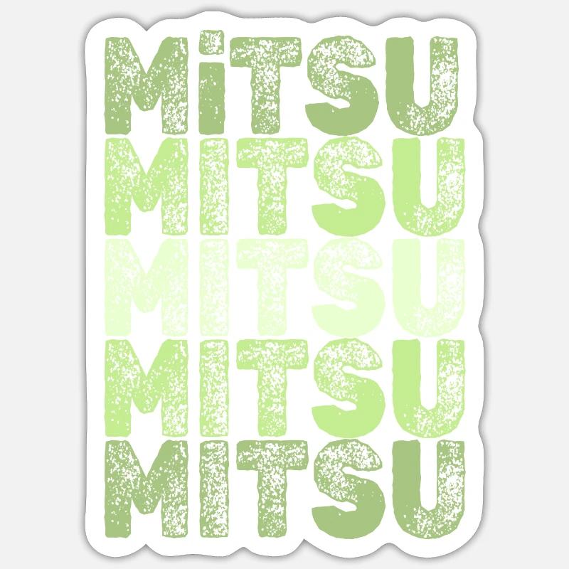 Mitsu as Mitsu - Sticker size S (10 x 10 cm) - white matte