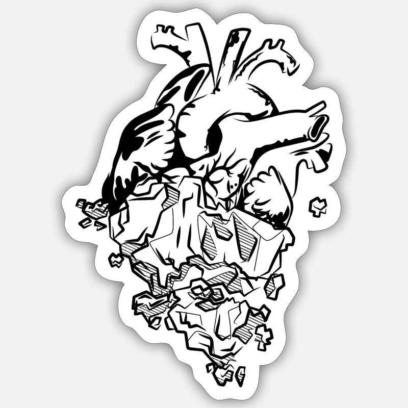 Sticker Größe S (10 x 10 cm) - 