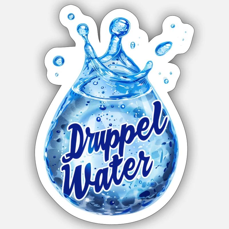 Wassertropfen Sticker Größe S (10 x 10 cm)