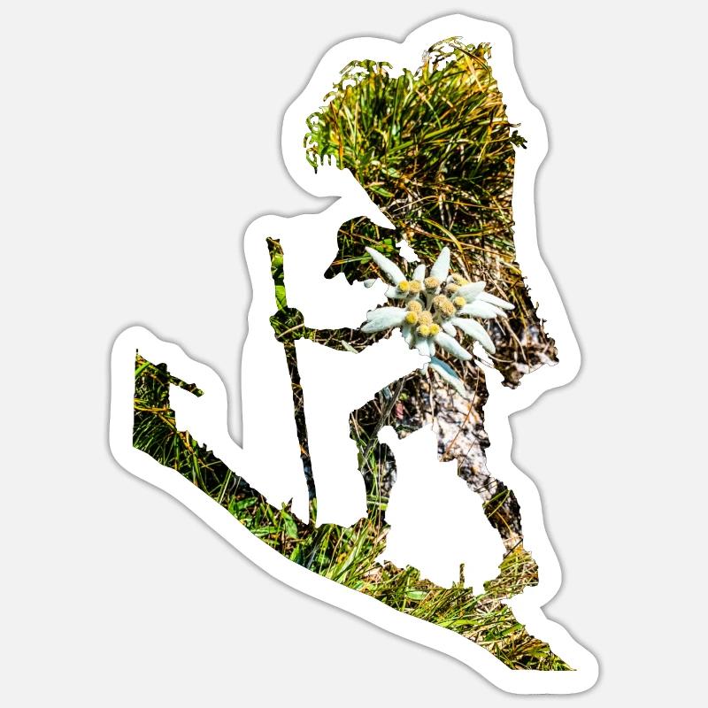 Bring me another Edelweiss! - Sticker size S (10 x 10 cm) - white matte