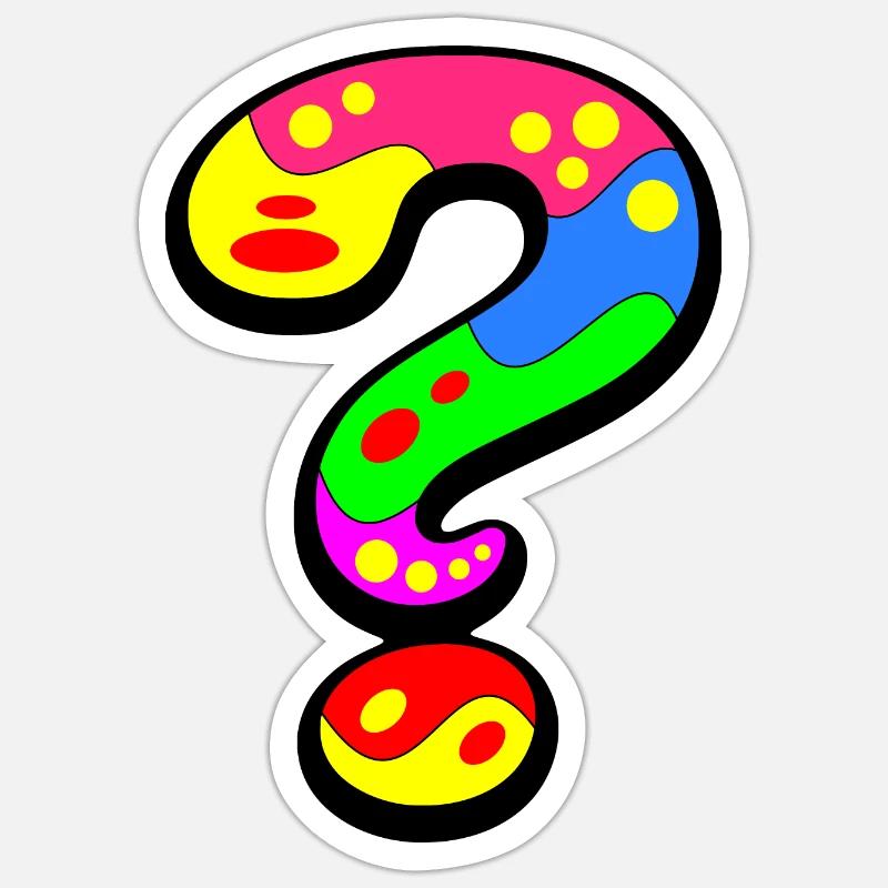 Question Everything Sticker size S (10 x 10 cm)