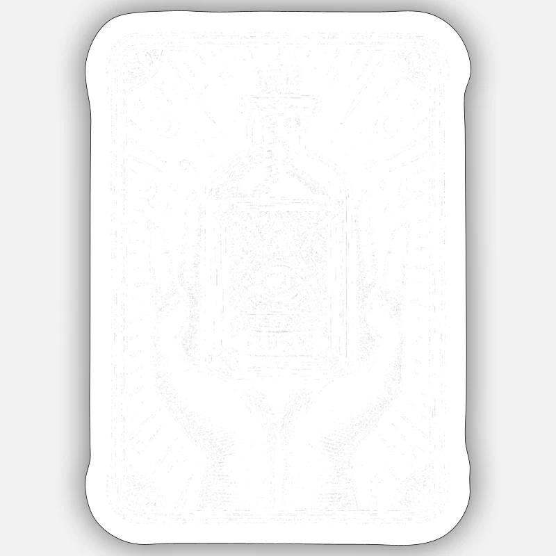 Gift-Fläschchen 4 Sticker Größe S (10 x 10 cm)