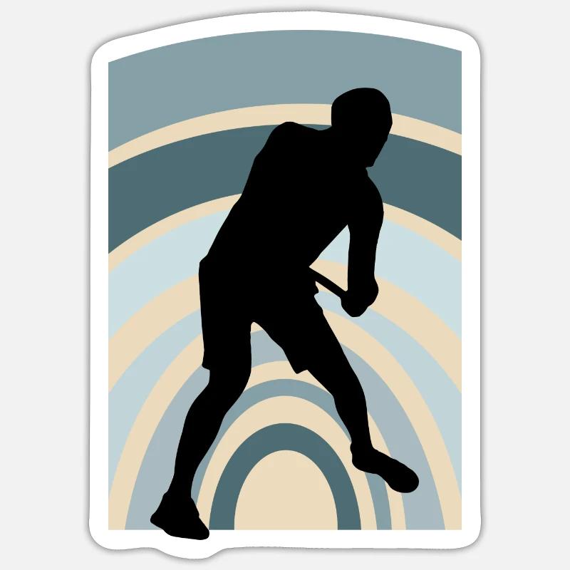 Frisbee Discgolfspieler Discgolf - Sticker Größe S (10 x 10 cm) - Mattweiß