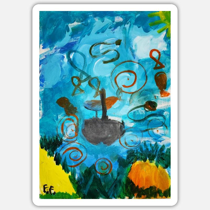 Sticker Größe S (10 x 10 cm) - 