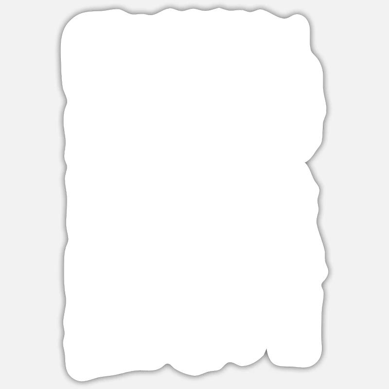 shoot until dead - Sticker taille S (10 x 10 cm) - blanc mat
