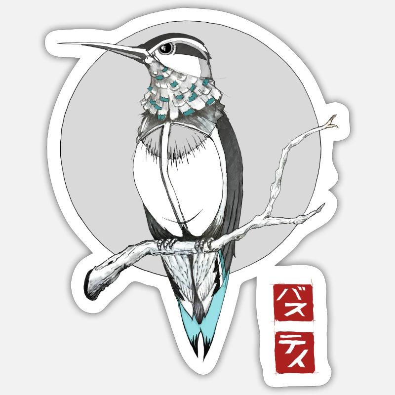 Eisvogel Sticker Größe S (10 x 10 cm)