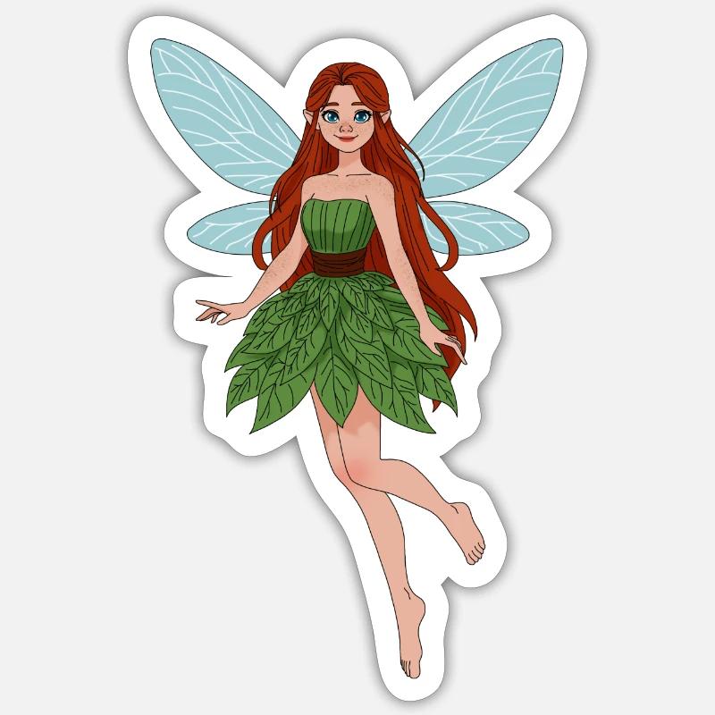 Merline - Sticker taille S (10 x 10 cm) - blanc mat