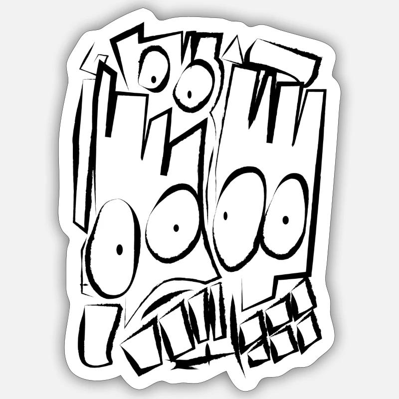 Sticker taille S (10 x 10 cm) - 