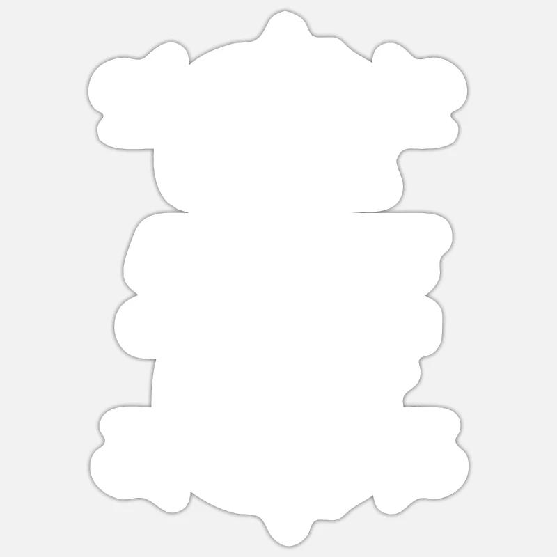 Assistant - Sticker taille S (10 x 10 cm) - blanc mat