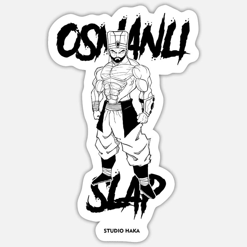 OSMANLI SLAP YENICERI-STUDIO HAKA - Sticker Größe S (10 x 10 cm) - Mattweiß