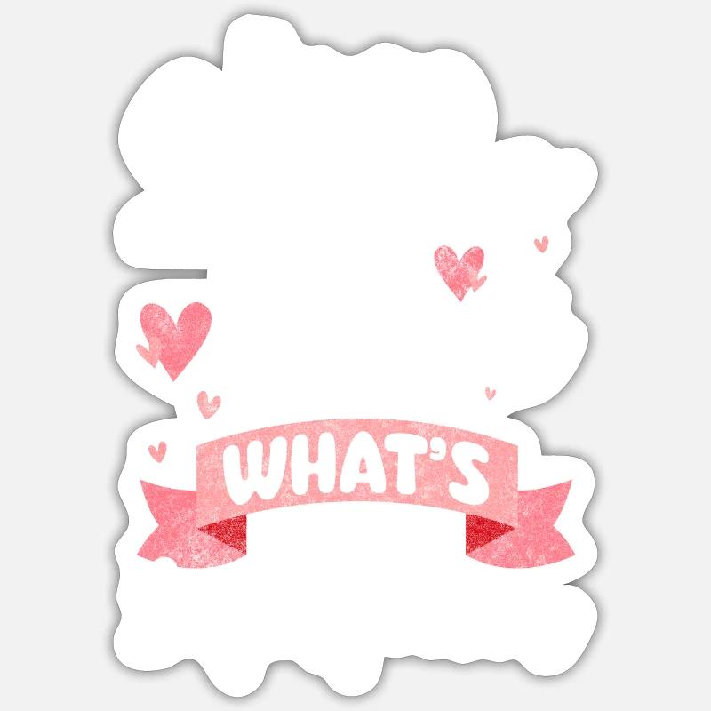 Alleinerziehend Partner Mutter - Sticker Größe S (10 x 10 cm) - Mattweiß