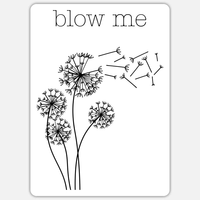 Soufflez-moi Sticker taille S (10 x 10 cm)