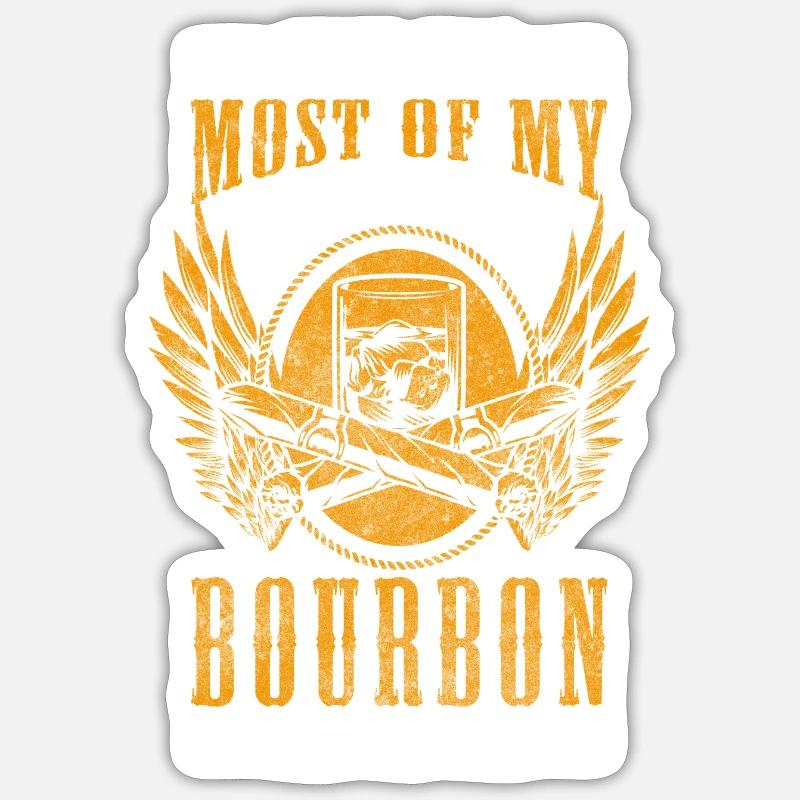 Cigarette nerveuse - Sticker taille S (10 x 10 cm) - blanc mat