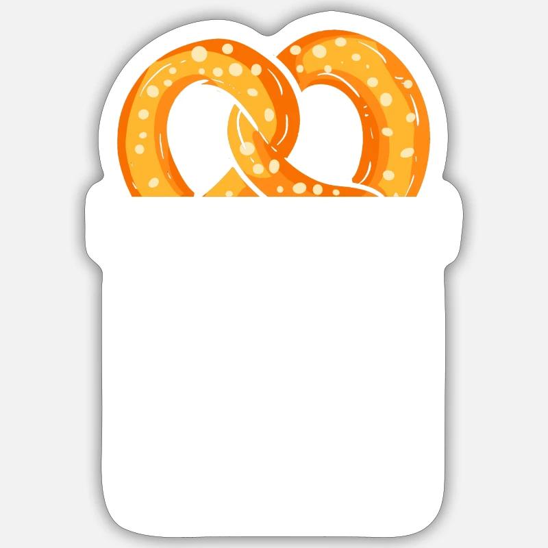 pretzel Sticker size S (10 x 10 cm)