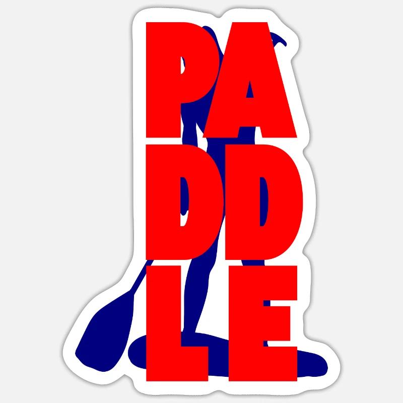 Conception graphique du Stand Up Paddle Sticker taille S (10 x 10 cm)