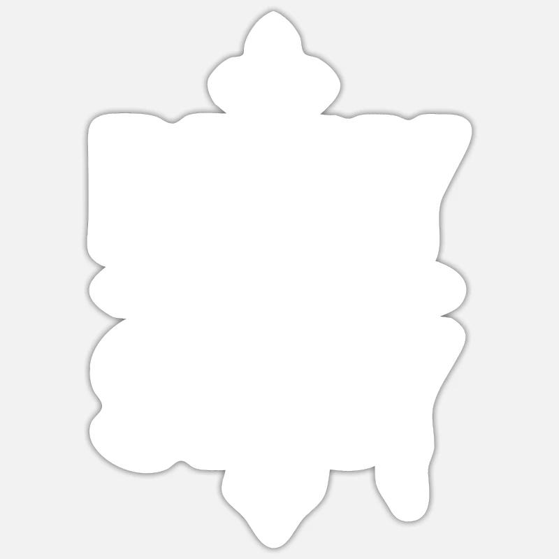 Priez puis Tuez - Sticker taille S (10 x 10 cm) - blanc mat