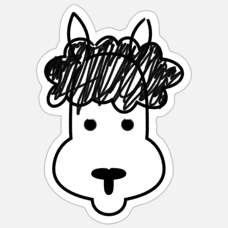 Sticker Größe S (10 x 10 cm) - 
