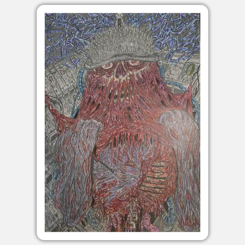 Dans mon - Sticker taille S (10 x 10 cm) - blanc mat