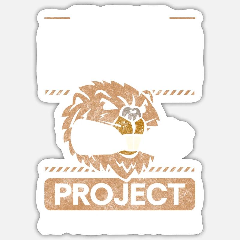 Beaver Builder Beaver Teeth - Sticker size S (10 x 10 cm) - white matte