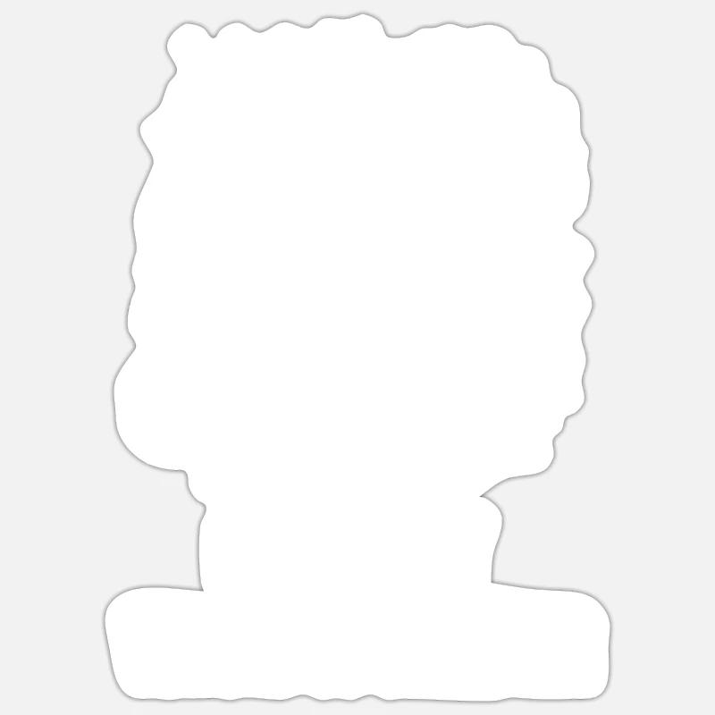 Monkey with a razor Sticker size S (10 x 10 cm)