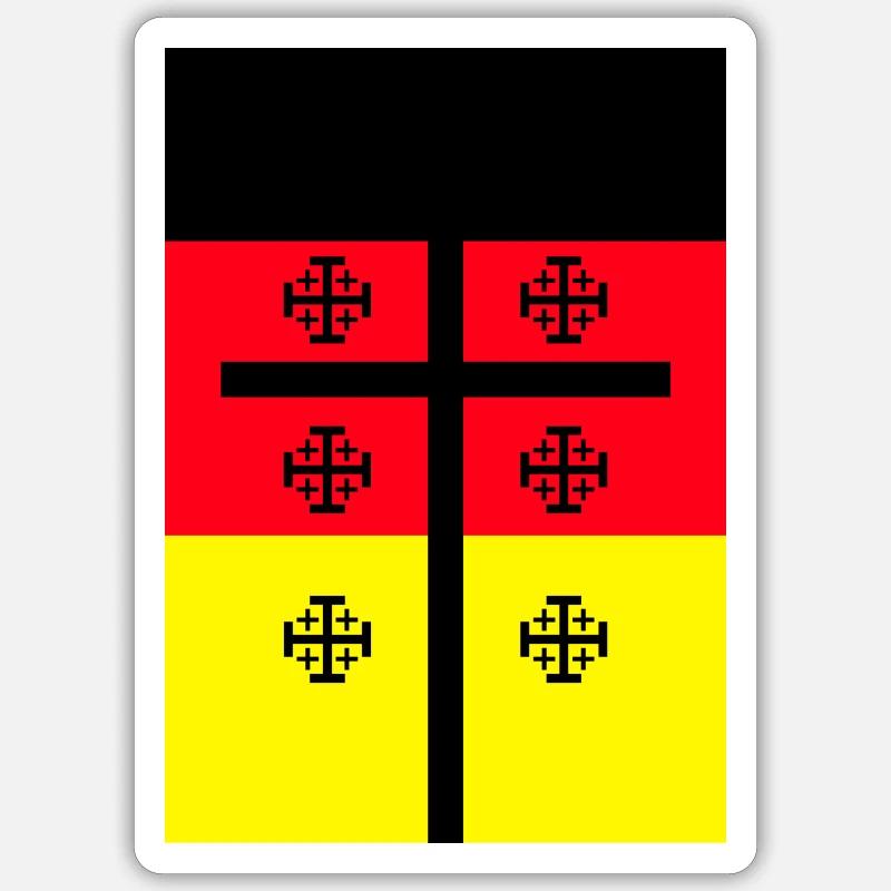 Germany - Sticker size S (10 x 10 cm) - white matte