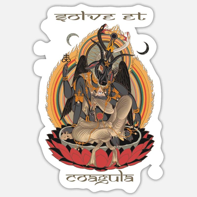 Baphomet 2.0 Sticker Größe S (10 x 10 cm)