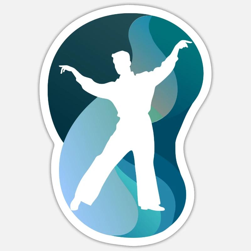 Cours de danse moderne Sticker taille S (10 x 10 cm)