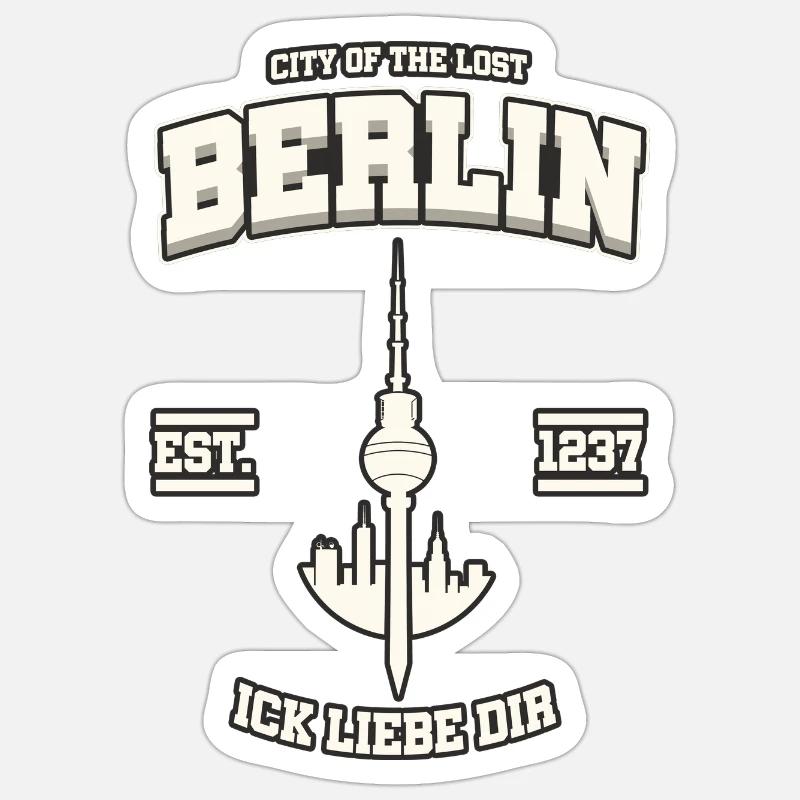 La Cité des Perdus Sticker taille S (10 x 10 cm)