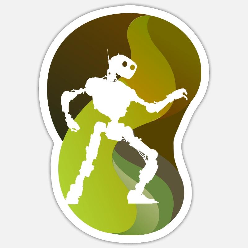 Robotics Machine Sticker size S (10 x 10 cm)