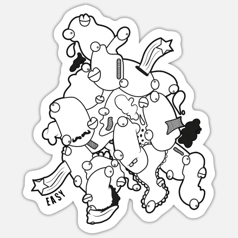 Sticker Größe S (10 x 10 cm) - 