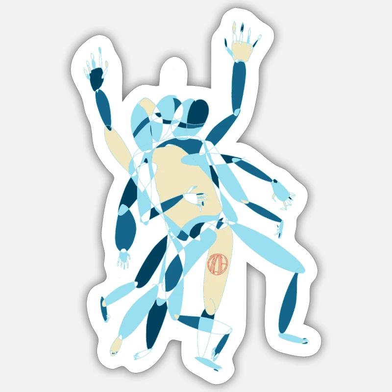 Sticker taille S (10 x 10 cm) - 