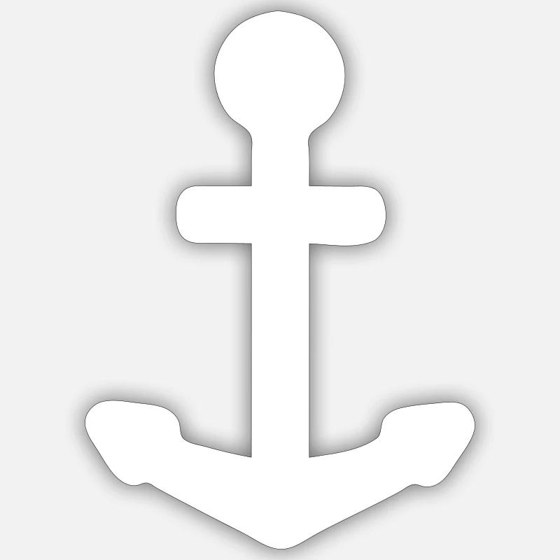 Anchor Sticker size S (10 x 10 cm)