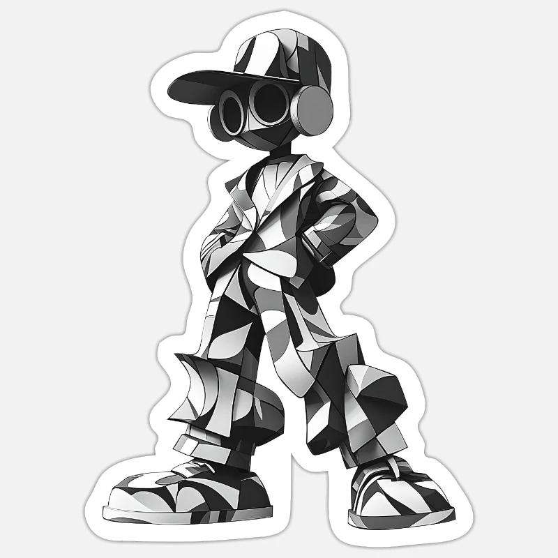 Sticker Größe S (10 x 10 cm) - 